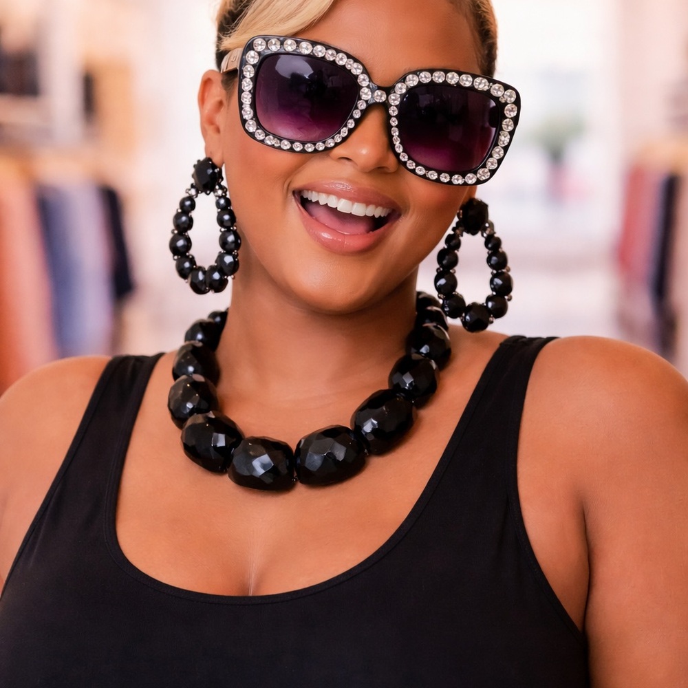 torrid Black Rhinestone Set - Picture 2 of 8